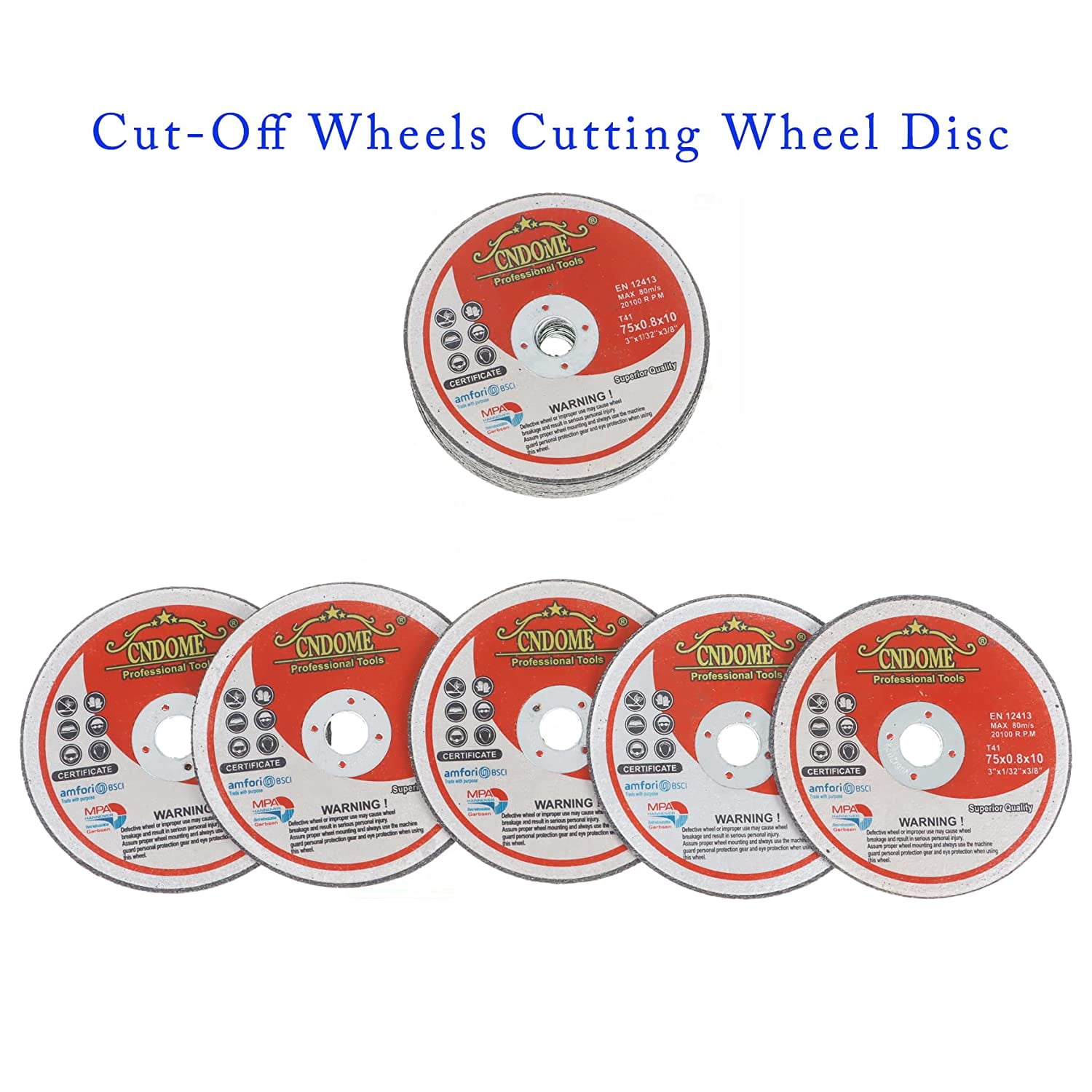 waltyotur 25-Pack Cut Off Wheels Ultra Thin Cut-Off Wheel Cutting Disc 3x1/32x3/8 Metal and Stainless Steel Cut-Off Wheels Cutting Wheel Disc Thin Metal Stainless Steel Cutting Cut Off Disc