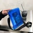 thumbnail image 6 of YOUI-GIFTS Clear Crossbody Bag Transparent Cell Phone Purse Small PVC Shoulder Bag Jelly Handbag with Adjustable Strap, 6 of 7