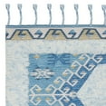 thumbnail image 4 of SAFAVIEH Saffron Olgica Abstract Geometric Wool Area Rug, Turquoise/Blue, 3' x 5', 4 of 6