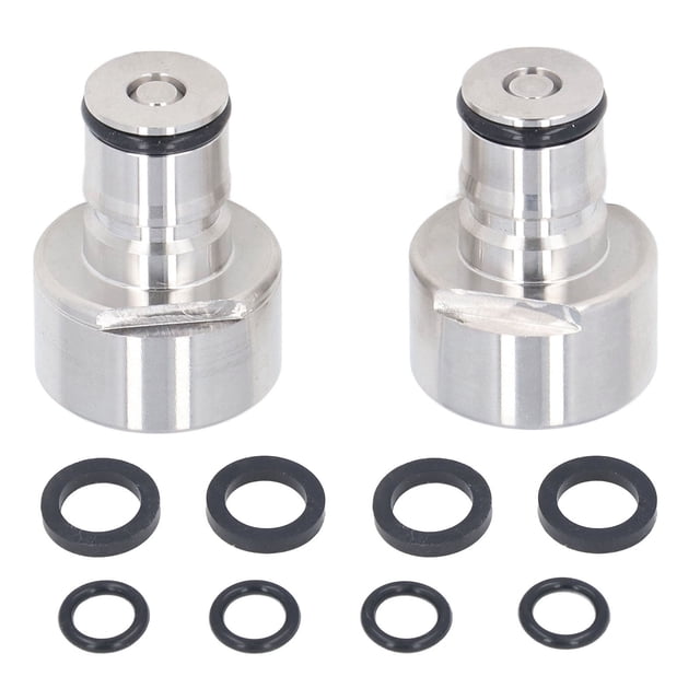 Ball Lock Disconnect Conversion Set, Beer Keg Coupler Adapter High Hardness Leak Free 5/8FPT For A D S G Type Beer Barrel