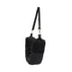 thumbnail image 4 of Funda de almohada de viaje para el cuello, cojín de descanso en forma de U, terciopelo suave, plegable y con almacenamiento Negro, 4 of 9