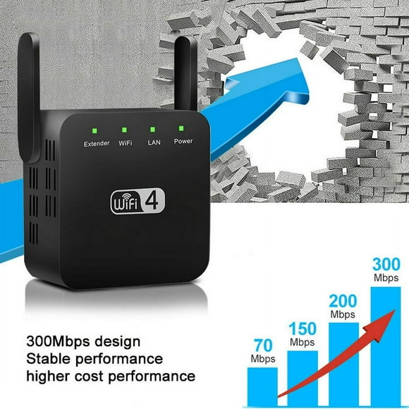 POINTERTECK WiFi Extender  300Mbps WiFi Range Extender Signal Booster for Home   2.4GHz Wireless Repeater Internet Amplifier