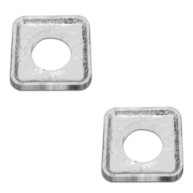 Bewildely 10 piezas de lámina de aislamiento térmico para estufa, quemador eléctrico, cubiertas a prueba de aceite, protectores, suministros Type1 NO1