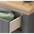 thumbnail image 5 of Tara One Drawer Nightstand in Gray, 5 of 9