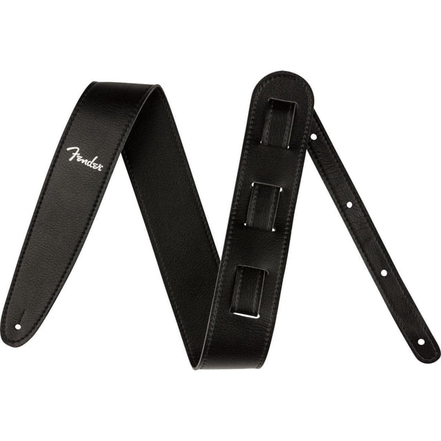 Correa para guitarra Fender Vegan Leather 6,35 cm negra