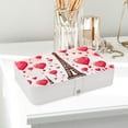 thumbnail image 6 of Valentine's Day PU Leather Jewelry Organizer Box with Removable Compartment and Portable Design for Necklace, Earring, and Jewelry Storage, 6 of 6