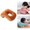 thumbnail image 4 of Almohada para siesta de escritorio, cómodo reposacabezas para dormir , oficina, coche, viaje en tren, Colcomx Almohada de escritorio, 4 of 7