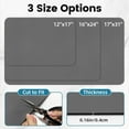 thumbnail image 2 of kmek7-31.5"x17" Coffee Mat X-Large, Coffee Bar Accessories for Countertop, Absorbent Dish Drying Mat, Anti-Slip and Hide Stain Pad for Espresso Machine, Espresso Maker and Kitchen Counter, Gray, 2 of 4