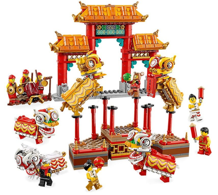 LEGO Lion Set LEGO 80104 [Dragon Boat Festival] - Walmart.com