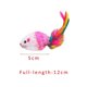 thumbnail image 5 of Juguetes de ejercicio interesantes para gatos y mascotas para resolver el aburrimiento Juguetes para gatitos y ratones con colas de plumas de colores, 5 of 6
