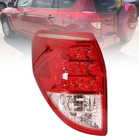 labwork Left Side Tail Light Assembly Replacement for Toyota RAV4 2006 2007 2008 Driver Side Rear Tail Light Lamp 8156142100 TO2818127