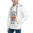 thumbnail image 2 of Lsque Sml Jeffy Patten Youth Hoodie Sweatshirt Pullover with Kangaroo Pocket Boys and Girls Hoodie Warm Hoodie for Kids, 2 of 8