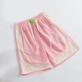 thumbnail image 2 of ROLKFUK Boys Active Shorts- Elastic Waist Cotton Casual Fathion Lightweight Boys Summer Shorts Pink Size 10 T, 2 of 4