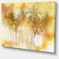 thumbnail image 2 of Palms in Serene Tropical Beach - Landscape Canvas Art Print, 2 of 3