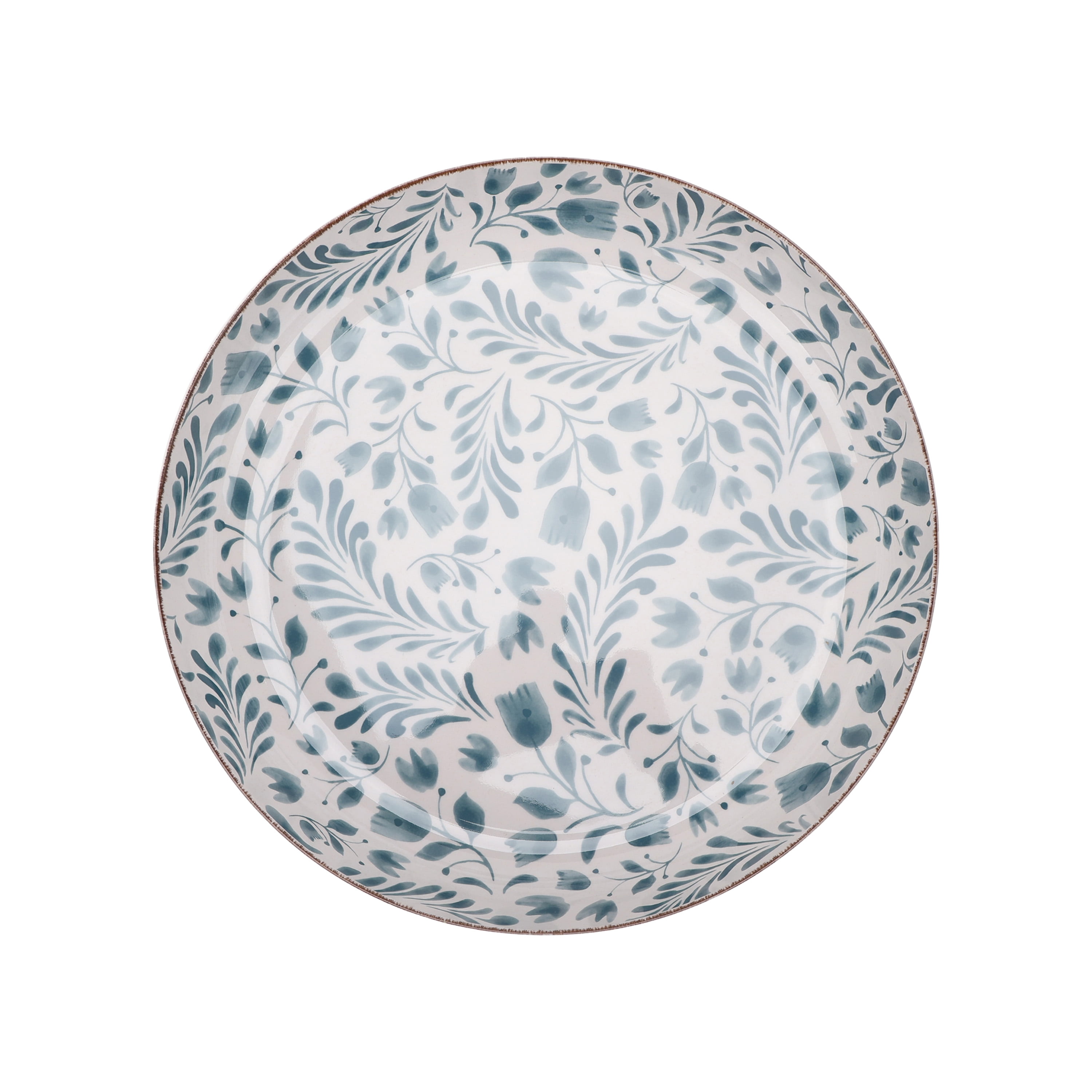 Better Homes & Gardens Bamboo Melamine Chip and Dip Tray, Blue
