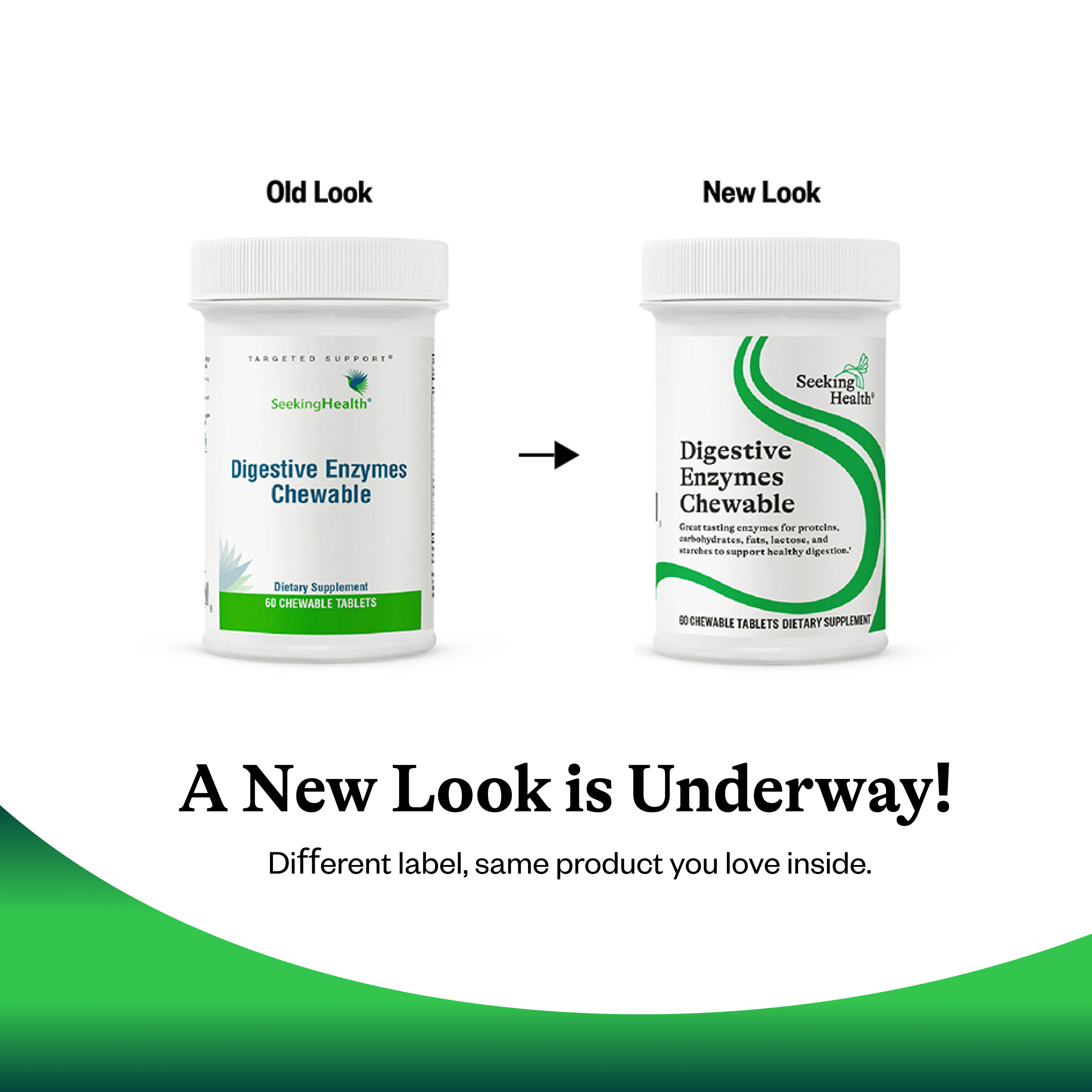 Seeking Health Digestive Enzymes Chewable, Vegan and Vegetarian Enzymatic Supplement to Support Healthy Digestion and Digestive Comfort with Amylase, Protease, and Lipase (60 Chewable Tablets)