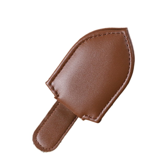 Kenally Clip de textura ligero y que ahorra espacio de PU con almacenamiento Invisible artesanía exquisita multiusos Multicolor Automoción decorativa y accesorios Marrón