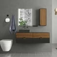 thumbnail image 3 of Gancho para toallas de acero inoxidable negro mate, paquete de 2, gancho para ropa de baño, gancho para abrigos, montaje en pared, colgador cuadrado para puerta de cocina y baño, resistente, 3 of 5