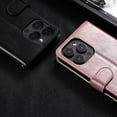 thumbnail image 4 of Compatible with iPhone 13 Pro Max Wallet Case with Card Holder [RFID Blocking] for i13 Pro Max Case Wallet Wrist Strap Durable PU Leather Magnetic Flip Folio Cover for Women and Men,Rosegold, 4 of 12