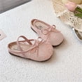 thumbnail image 4 of Gyujnb Toddler Girls Lace Mesh Ballet Flats Bowknot Elastic Strap Breathable Soft Sole for Fairy Style Casual Wear,5.5-6 Years, 4 of 4