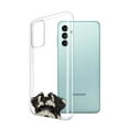 thumbnail image 2 of WIRESTER Transparent Soft Gel TPU Clear Case Slim Protective Cover for Samsung Galaxy A03S 4G LTE (Not 5G) 6.5" 2021, Animal Schnauzer Puppy Dog, 2 of 3