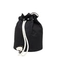 thumbnail image 2 of Pre-Owned Chanel Novelty Logo Print Pool Bag Shoulder Drawstring Black White Canvas Women's..., 2 of 11