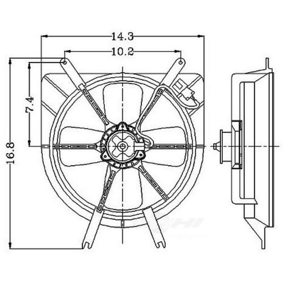 Engine Cooling Fan Assembly