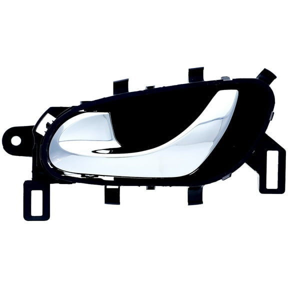 Dorman 15859 Interior Door Handle for Specific Nissan Models, Chrome; Black