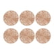 thumbnail image 1 of Posavasos de PVC reutilizables resistentes al calor para decoración del hogar, 6 unidades Oro rosa, 1 of 9