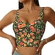 thumbnail image 1 of Balery Fruits Peach Sujetadores deportivos con espalda cruzada para mujer, acolchados, sin costuras, de alto impacto, ideales para yoga, gimnasio, entrenamiento y fitness.-, 1 of 8
