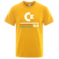 thumbnail image 5 of Camisetas holgadas para hombre, camiseta de verano con estampado Commodore 64, camiseta C64 SID Amiga, diseño retro moderno, camiseta de manga corta de algodón, 5 of 5