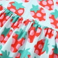 thumbnail image 6 of CAUYDY Toddler Girl Dress Baby Girls Summer Casual Short Sleeve Dresses Little Girl Floral Print Sundress Princess Dress for Kids 2T 3T 4T 5T 6T 7T 8T (Sizes 4-5 Years,D1-Red), 6 of 9