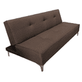 thumbnail image 1 of Sofa Cama Reclinable El Bazar Store Milo Chocolate Futon 3 posiciones Sala Love Seat, 1 of 8