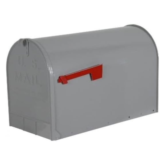 Group Jumbo Size Steel Rural Mailbox ST200000, Gray L8