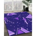 thumbnail image 2 of Ahgly Company Indoor Rectangle Patterned Aztech Purple Area Rugs, 6' x 9', 2 of 6