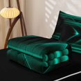 thumbnail image 5 of jejeloiu Teal Neon Stripe Zipper Full Size Comforter Sets with Fitted Sheet and 2 Pillowcases For Kids,Modern Geometric Aesthetic Art Zipper Bedding Set For Boys,Reversible,4 Pieces, 5 of 7