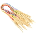 thumbnail image 4 of Flexible Tube Needle, Double-Point Bamboo Color Flexible Tube Connection Circular Needle Double-Pointed Knitting Needle  For Sweaters For Scarves For Cushions, 4 of 8