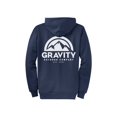 thumbnail image 2 of Gravity Outdoor Co. Zip-Up Hoodie - Navy - White Logo - Medium, 2 of 2