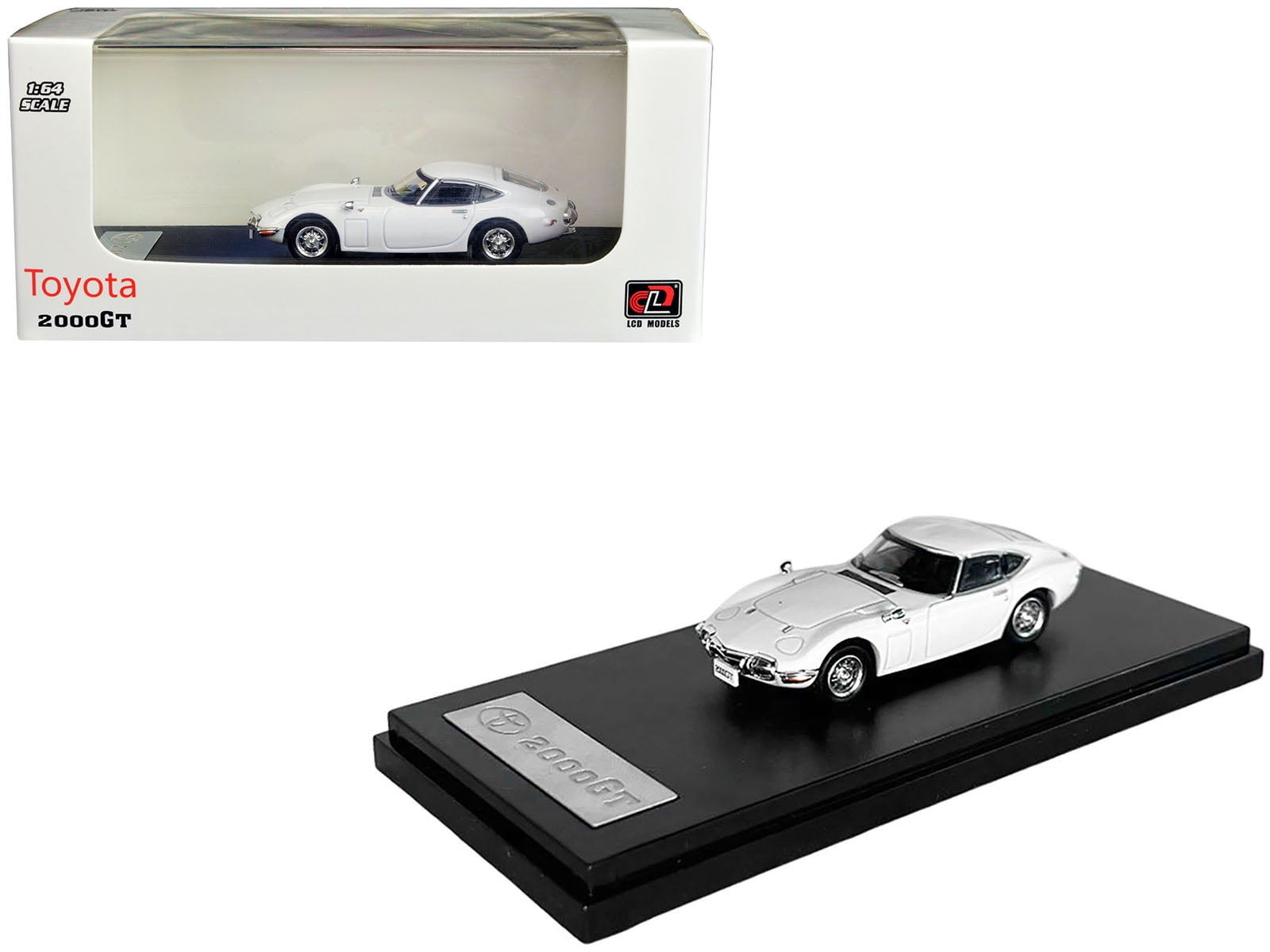 Toyota 2000GT RHD (Right Hand Drive) Red 1/64 Diecast Model Car by Toyota 2000GT RHD (Right Hand Drive) Red 1/64 Diecast Model Car by