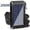 black, variant on Portable Solar Mobile Phone Charger, Camping External Battery Charger For Mobile Phones, 2 USB/ LED Flashlights With Compass For Outdoor Activities, 20000mAh Portable Solar Power Bank