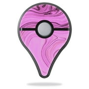MightySkins POGOPLUS-Pink Thai Marble Skin Decal Wrap for Pokemon Go Plus Cover Sticker - Pink Thai Marble