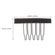 thumbnail image 5 of 20 pinzas para el pelo con forma de garra: mini pinzas de metal, peines de tela de acero para pelucas y extensiones, accesorios para pelucas., 5 of 8