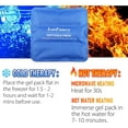 thumbnail image 4 of Bloc Réfrigérant pour Coude, Bloc de Gel Réutilisable avec Enveloppe pour Attelle, Compresse de Thérapie Chaud Froid pour Tendinite et Golfeurs, Tennis Elbow, Arthrite, Bursite, Soulagement de la Douleur Liée aux Blessures Sportives, 4 of 6