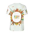 thumbnail image 3 of Rocae World Travel3 for Breathable Men's Baseball T-Shirt Fashionable Casual Baseball Jersey, Moisture-wicking Sportswear Large, 3 of 9