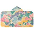 thumbnail image 5 of Yayeee Kids Hooded Towels Toddler Soft Absorbent Beach Bathing Wrap 50" x 23.5", Yellow Floral Wave, 5 of 5