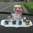 thumbnail image 7 of Mini Penguin Statue Cute Desktop Ornament Miniature Garden Desk Sculpture, 7 of 7