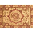 thumbnail image 1 of Ahgly Company Indoor Rectangle Abstract Brown Modern Area Rugs, 2' x 4', 1 of 4