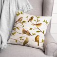 thumbnail image 3 of Creative Products Yellow Birds on Branches 20x20 Indoor / Outdoor Pillow, 3 of 3