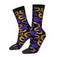 thumbnail image 1 of Balery Golden Snake And Purple Rose Calcetas Largas con Estampado para Hombre y Mujer – Suaves y Transpirables, Talla Única (US 5-11), 1 of 6