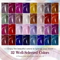 thumbnail image 3 of Set de esmaltes de uñas en gel JODSONE Shiny High Gloss, 36 colores con purpurina, 3 of 7